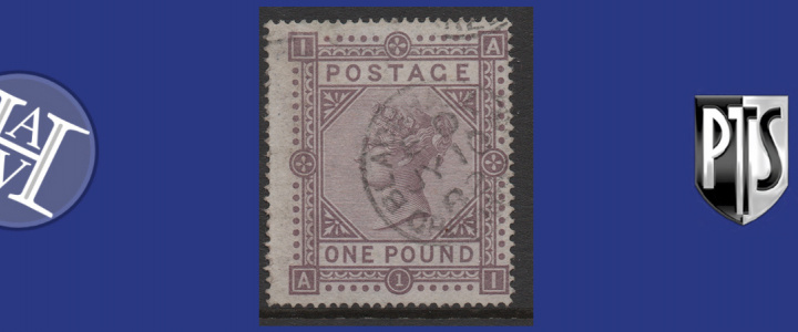 Great Britain 1878 £1 brown-lilac